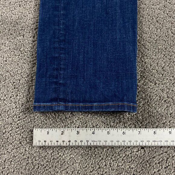 7 For All Mankind Slimmy Jeans Men's 29 Measures 31.5 x 32.75 Blue Stretch - Picture 12 of 14